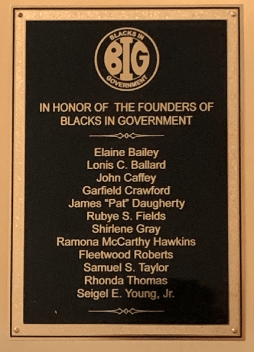 Black in goverment history in honor of our founders